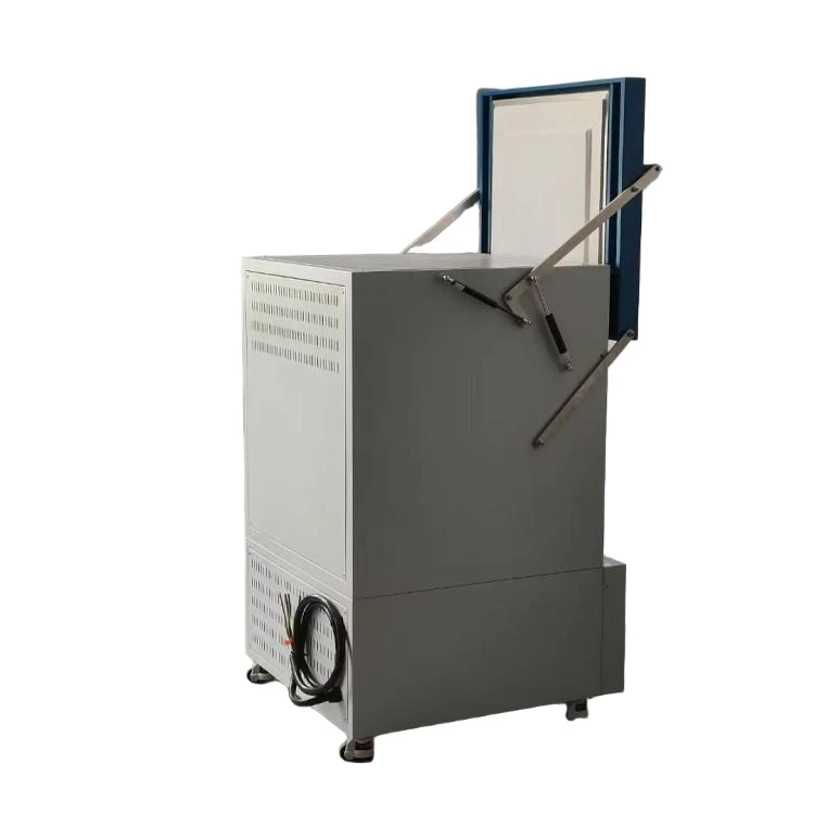 back view lifting door muffle furnace